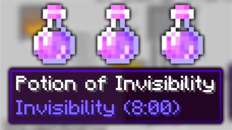 Invisibility Potion Minecraft