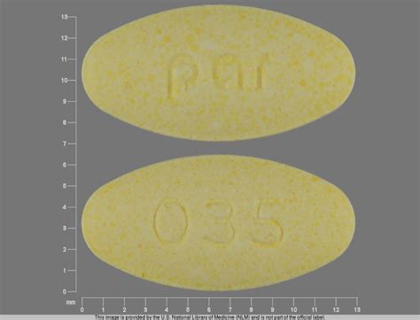 OVAL YELLOW par 035 Images - Meclizine Hydrochloride - meclizine ...