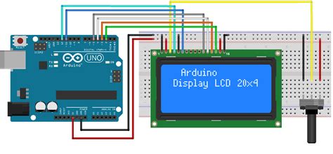 20x4 LCD needs to be connected to 6 PINS