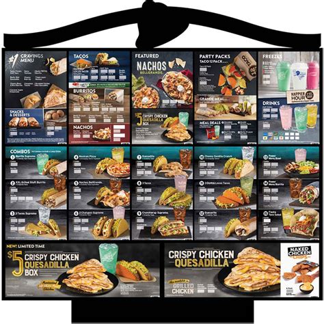 Printable Taco Bell Menu With Prices