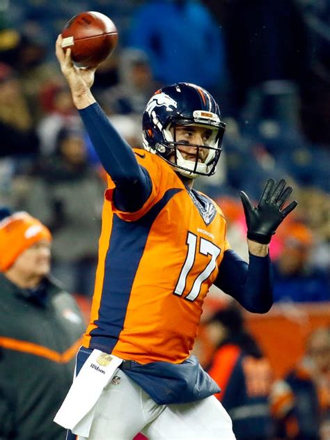 Broncos want new QB Brock Osweiler to take fewer hits