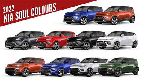 2022 Kia Soul - All Colour Options - Images | AUTOBICS - YouTube