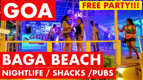 GOA | BAGA BEACH - NIGHTLIFE | NOVEMBER 2022 | FREE PARTY | PUBS ...