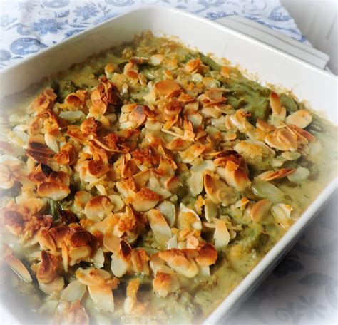 Green Bean & Almond Casserole | The English Kitchen