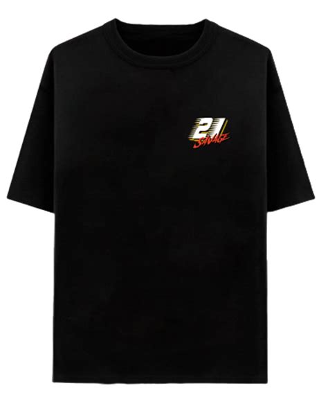 21 Savage Merch Racin Black T-Shirt | WHAT’S ON THE STAR?