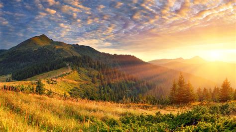 2560x1440 Mountain Scenery Morning Sun Rays 4k 1440P Resolution ,HD 4k ...