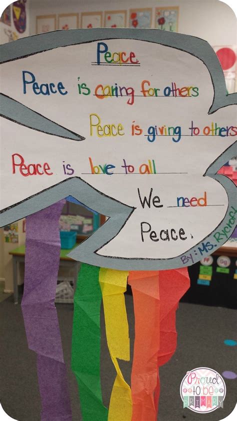 Peace Is... | Remembrance day activities, Peace crafts, International ...