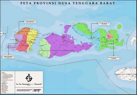 Peta Provinsi Nusa Tenggara Barat Gambar dan Keterangannya