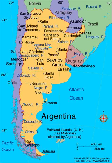 Rosario Map - Argentina