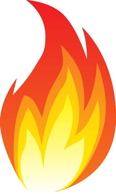 Flames Fire Vector And Cartoon Flame Clipart Full Size Clipart | Images ...