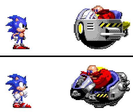 Sonic and Eggman Sprites Evolution by rbta123 on DeviantArt