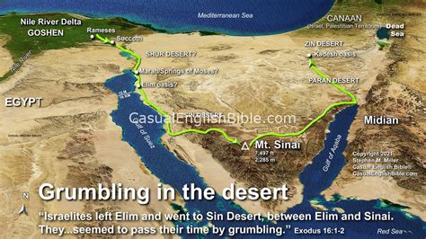 Sin Desert Maps and Videos - Casual English Bible