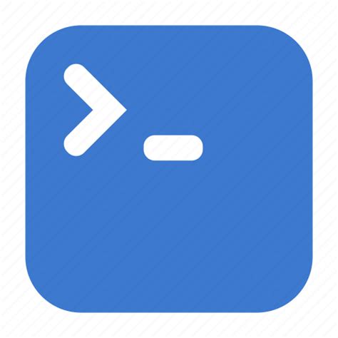 App, application, terminal, window icon