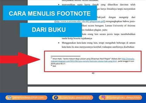 Cara menulis footnote dari jurnal - pnamoto