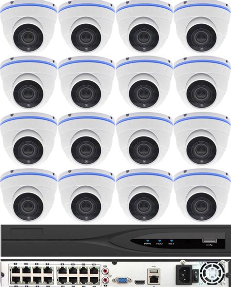 24 Camera BNC Coax Security System : (1) 32 Channel 8MP HD DVR + (24) 2 ...