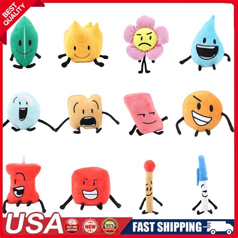 Bfdi Plushie Battle For Dream Island Plush Toys| Stuffed Pillow Doll ...