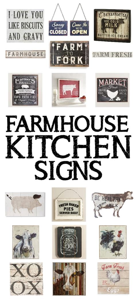 15 Farmhouse Kitchen Signs - How to Nest for Less™