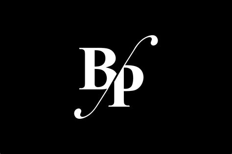 BP Monogram Logo Design By Vectorseller | TheHungryJPEG.com