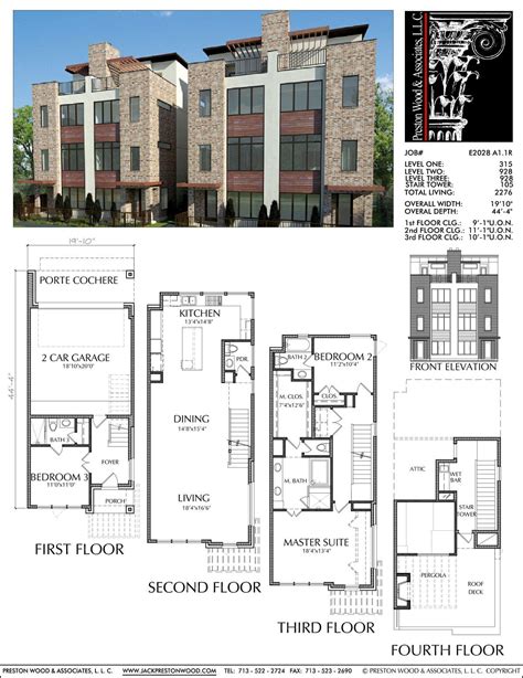 Townhouse Building Plans - How To Furnish A Small Room