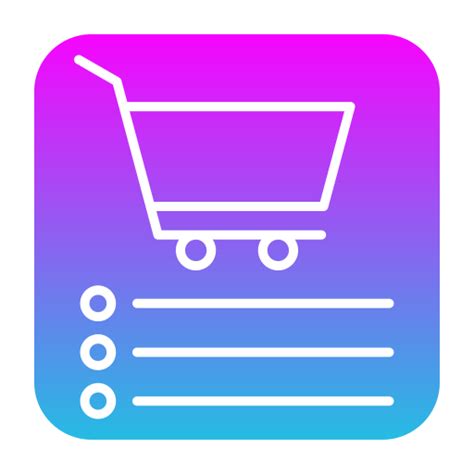 Shopping app Generic Flat Gradient icon