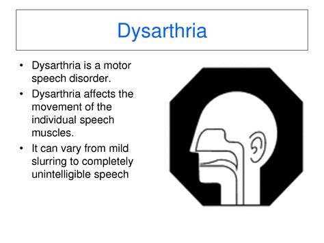 Dysarthria effects the muscles for speech. | Stroke prevention, Speech ...