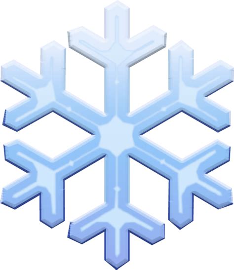 Download Snowflake Emoji Image in PNG | Emoji Island