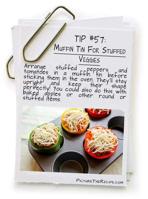 Muffin Tin For Stuffed Veggies | Picture the Recipe