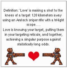 hk-47 Quotes | HK-47 definition of love cross stitch | Pencil and paper ...