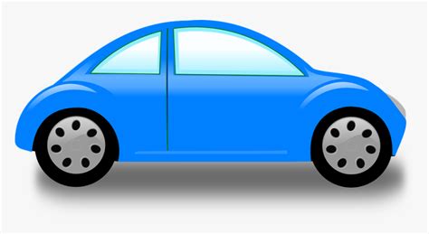 Blue Car Cartoon Png - Clipart Non Living Things, Transparent Png - kindpng