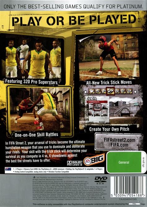 FIFA Street 2 cover or packaging material - MobyGames