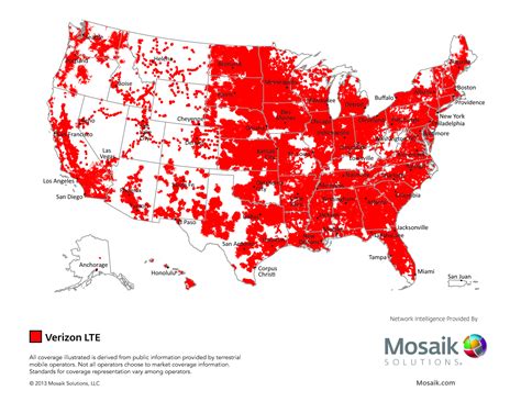 Verizon 4G Coverage Map Florida - Printable Maps