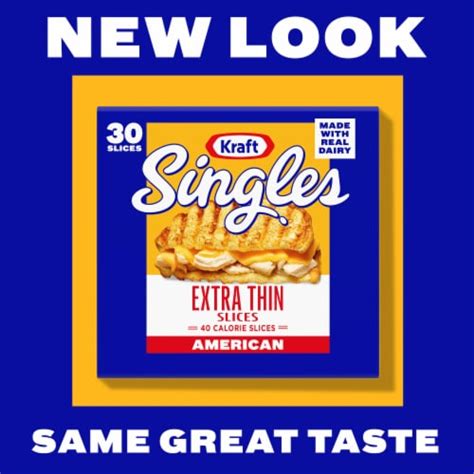 Kraft Extra Thin American Cheese Slices, 16 oz - Kroger