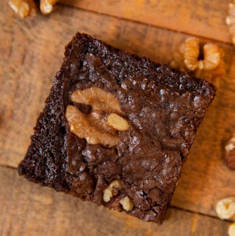 Walnut Brownies Recipe - Dinner, then Dessert