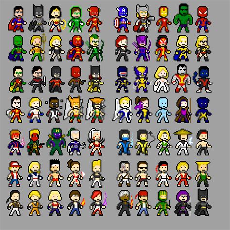 Pixel Characters by GoVeM on DeviantArt