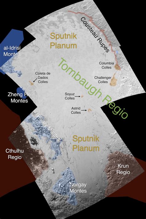 Informal Names for Features on Pluto's Sputnik Planum