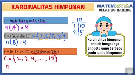 Cara Mudah Paham Kardinalitas Himpunan dan Contoh Soal - YouTube