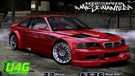 BMW M3 GTR DTM Edition NFS Most Wanted 2005 Mod - YouTube