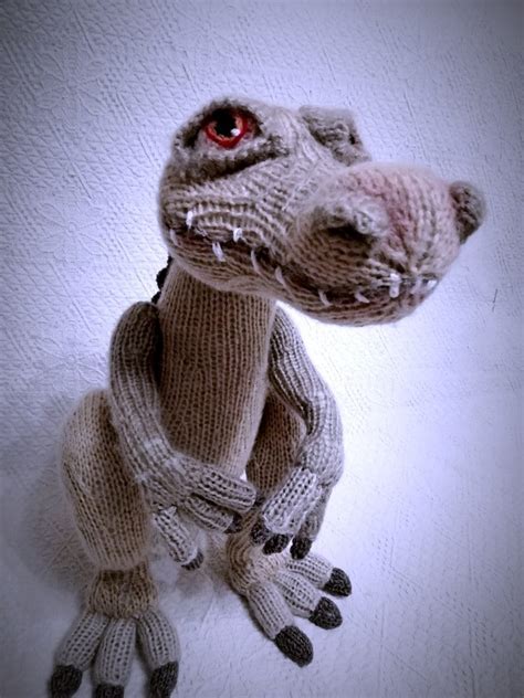 Rudy Ice age Dinosaur Knitted dinosaur Toy Handmade Dinosaur | Etsy