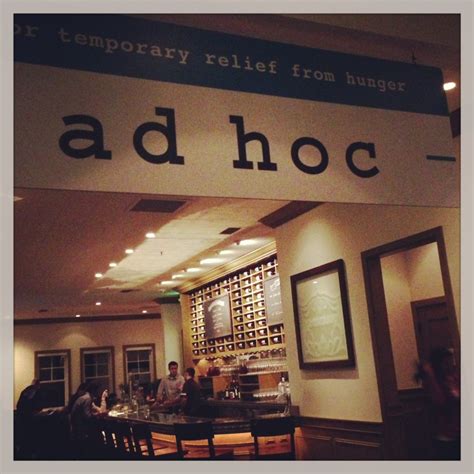 Ad Hoc Restaurant - Alice Dishes