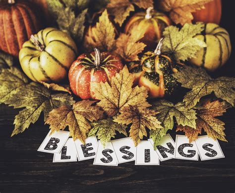 Autumn Thanksgiving arrangement with BLESSINGS message - Florida Lung ...