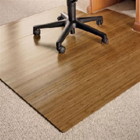 Bamboo Office Chair Mat | Incredible Things