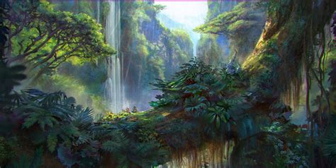 Jungle by Jordi Gonzalez Escamilla | Landscape concept, Fantasy ...