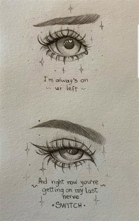 Doe eyes vs siren eyes sketch drawing inspo in 2023 | Meaningful ...