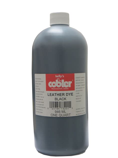 Kelly's Black Leather Dye (Quart) - C200532-C200532