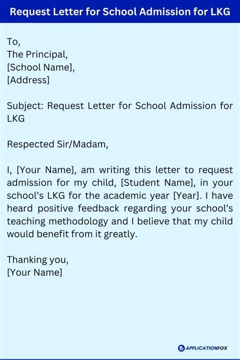 (9+ Samples) Application for School Admission