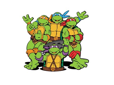 Teenage Mutant Ninja Turtle Teams Vector PNG vector in SVG, PDF, AI ...