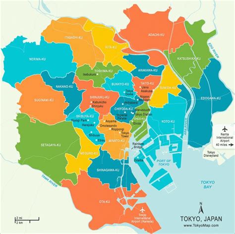 Tokyo itinerary: Tokyo in 4 days | Tokyo map, Japan travel, Tokyo japan