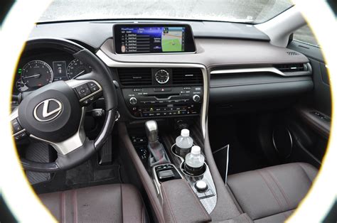 2016 Lexus RX350 Interior Noble Brown Sapele Wood 14