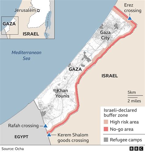 Gaza Strip in maps: Life in Gaza under siege - BBC News