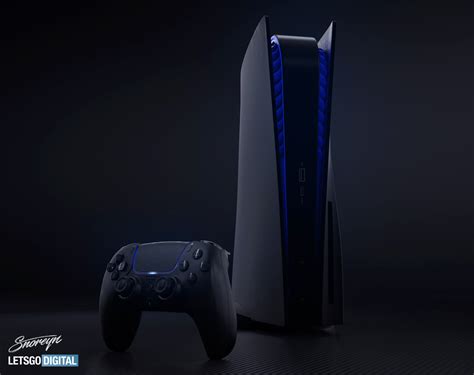 This PS5 Black Edition Console Render Incredibly Sleek - PlayStation ...